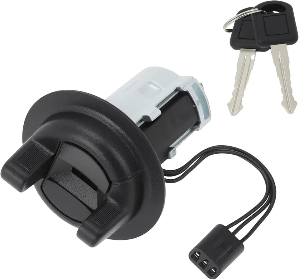 924726 Ignition Switch Lock Cylinder with 2 Keys for Chevrolet Cavalier for Pontiac Sunfire 2000 2001 2002 2003 2004 2005 Ignition Key Switch Replace 12458794/15822352