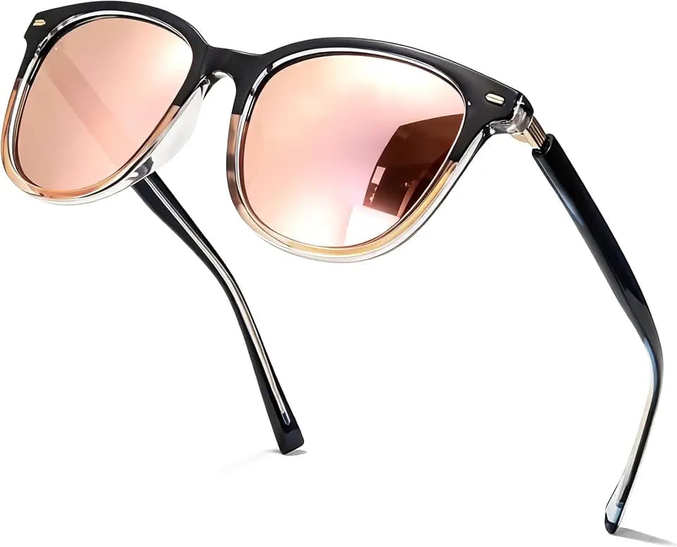SIPHEW Mirrored Sunglasses for Women w UV Protection,Polarized Lens