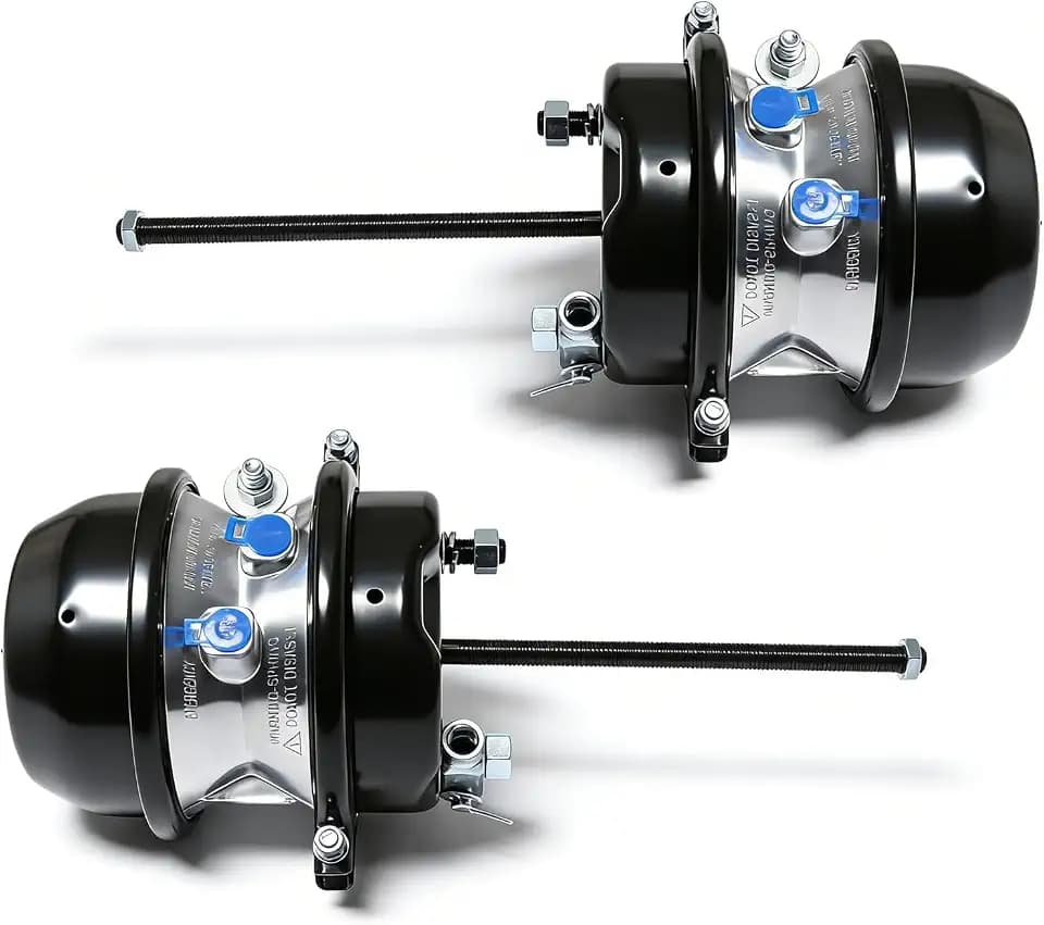 PENSUN Pair of 2.5" Long Stroke 30/30 Air Brake Chambers, Type 3030 for Semi Trucks & Trailers, Replaces Bendix 165255, K049898, Haldex GC3030, 3030TS
