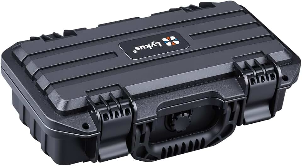 Lykus HC-3011 Waterproof Hard Case with Foam, Inner Size 11.42*4.72*2.99in
