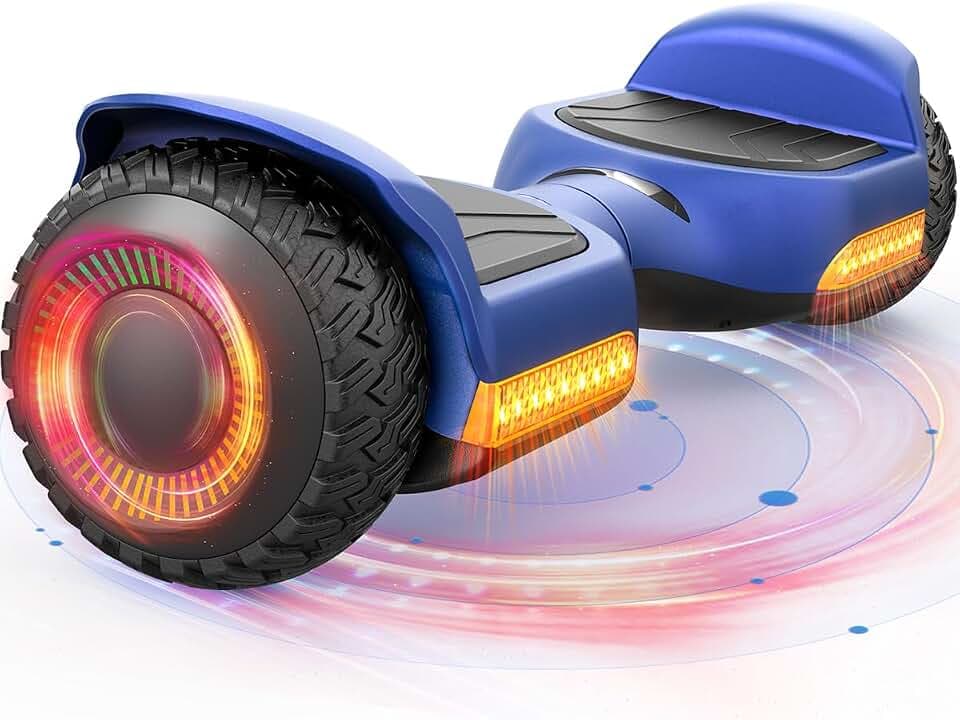 Gyroor Hoverboard G13 All-Terrain Off-Road Bluetooth LED Lights for Kids