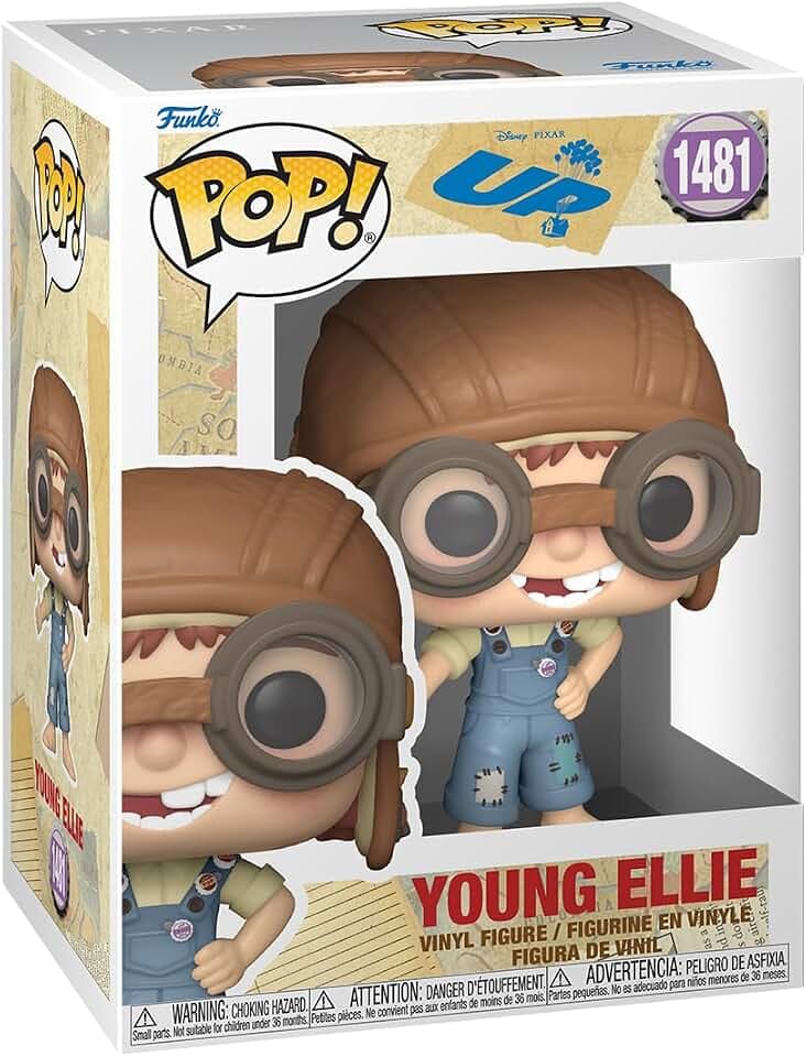 Funko Pop! Disney: UP – Young Ellie​ - Vinyl-Sammelfigur - Geschenkidee - Offizielle Handelswaren - Spielzeug Für Kinder und Erwachsene - Movies Fans - Modellfigur Für Sammler und Display
