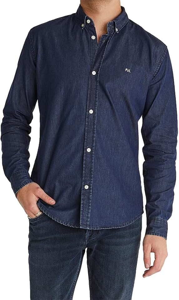 Pepe Jeans Herren Classic Slim Shirt Hemd (1er Pack)