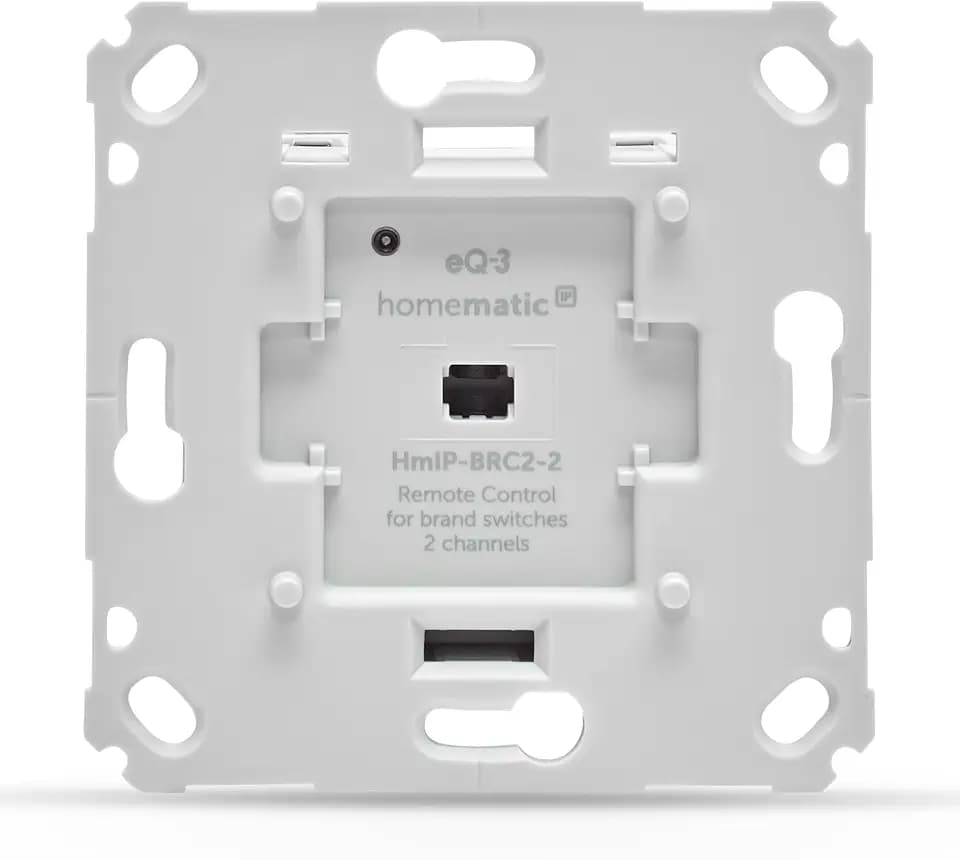 Homematic IP Wandtaster für Markenschalter – 2-Fach