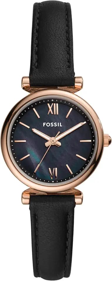Fossil Women's Watch and Bracelet Set, Carlie Three-Hand Stainless Steel Watch for Women and Bracelet Set