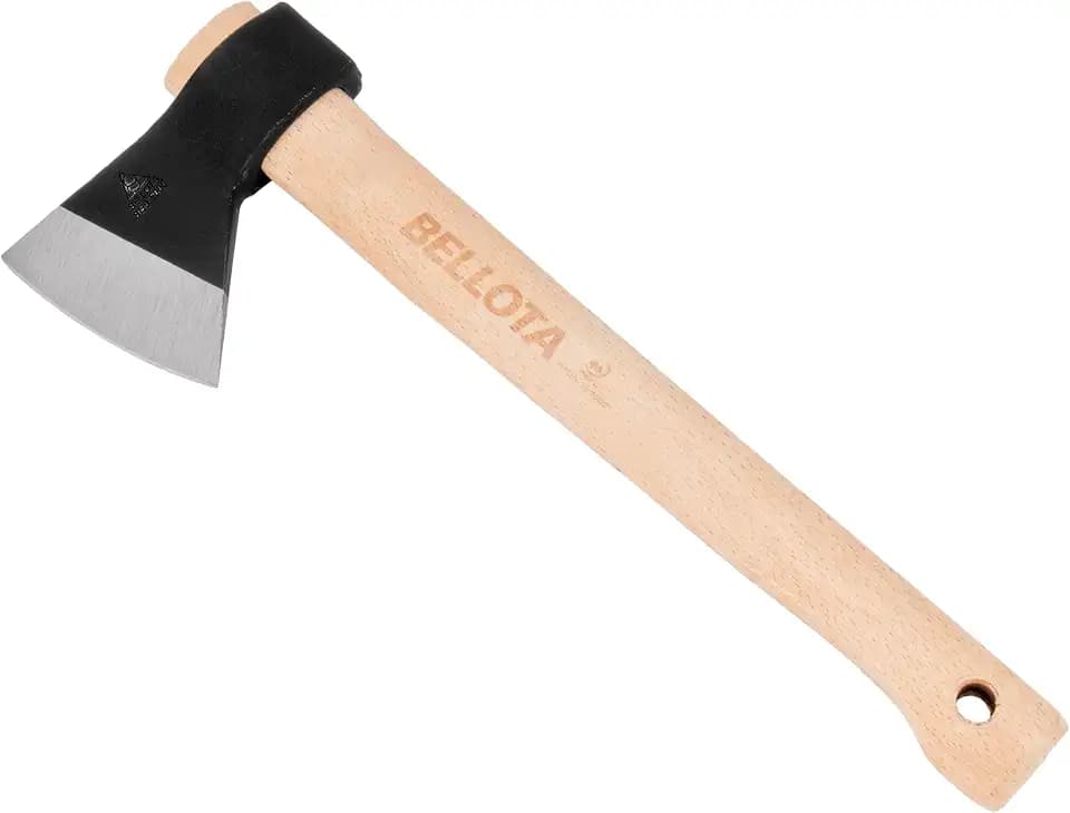 Bellota 8130-500C - Vizcaine Axa zum Reinigen und Schneiden von kleinen/mittleren Ästen und Holzschneiden, Hauptgewicht 500 gr, Holzgriff