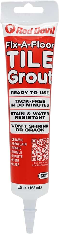 Fix-A-Floor Tile Grout - Gray - 5.5oz. Squeeze Tube