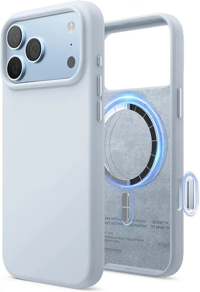 elago Magnetic Silicone Case for iPhone 18 Pro Max & iPhone 17 Pro Max