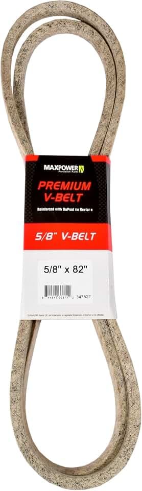 MaxPower Keilriemen 347627, kevlar verstärkt, 5/8" x 82" - 5L820 - Aussenlänge L(a) 2080 mm.