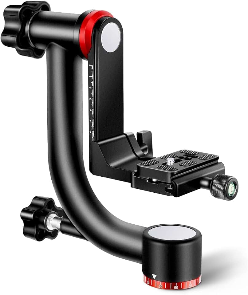 NEEWER Gimbal Stativkopf Professionell Heavy Duty Aluminiumlegierung, GM101