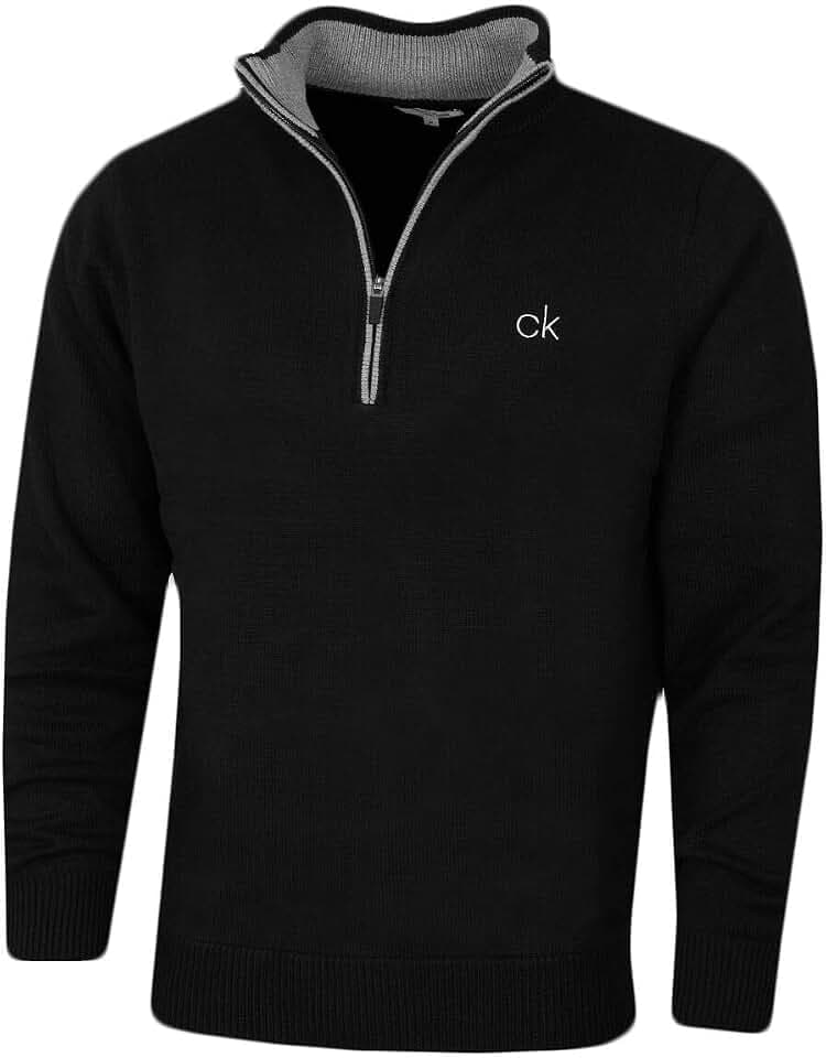 Calvin Klein Herren Schnelle 1/2 Zip Pullover