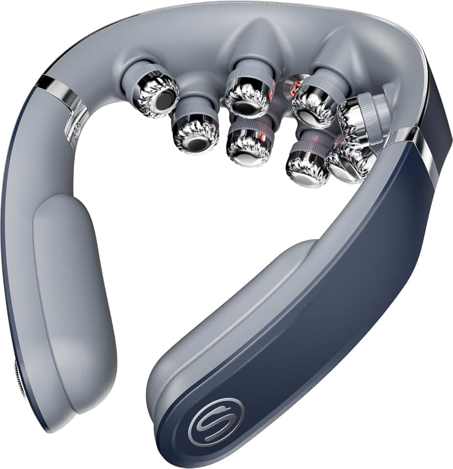 SKG G7 Pro Fold TENS-EMS Intelligentes Nackenmassagegerät/Roboter, Mobile APP, Wärmetherapie-Thermotherapie