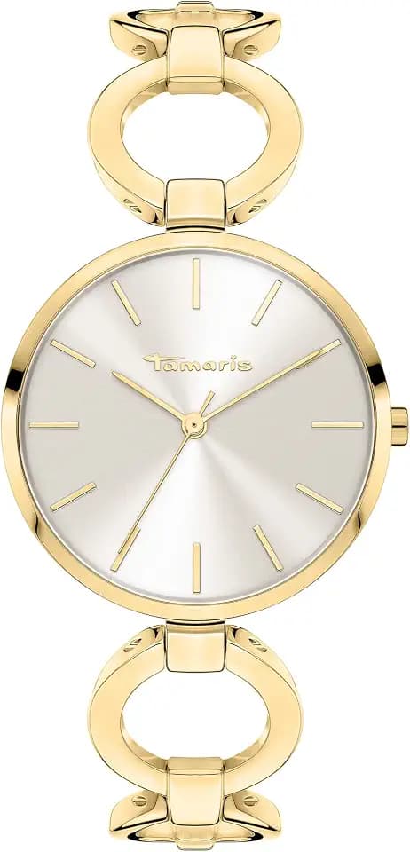 Tamaris Damenuhr – Schmuckbanduhr für Damen rund & eckig - Elegante Armbanduhr mit Schmuckband in Silber, Gold, Roségold, Schwarz, Grün