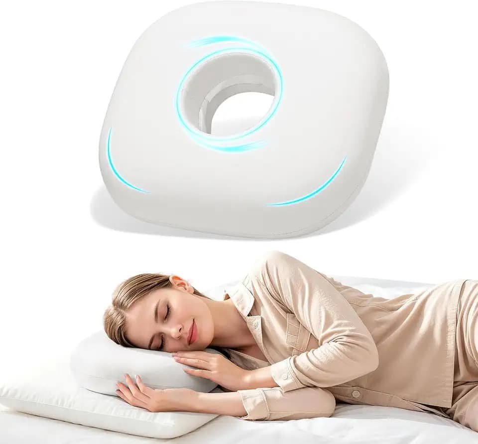 Memory Foam Ear Piercing Pillow with Hole for CNH & Pressure Sores