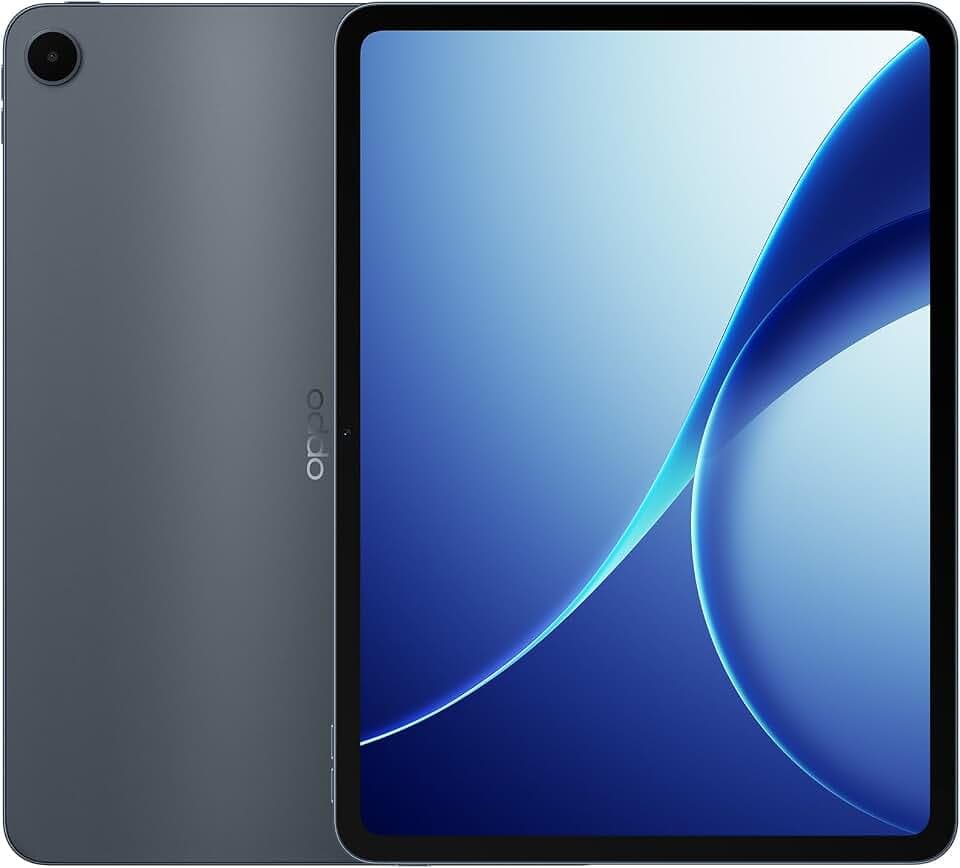 Oppo Pad 5 5G Tablet, 11.35 Zoll 2.8K 144Hz Display, 8 GB RAM, 128 GB, MediaTek Dimensity 8350, 5G Mobilfunk, 9510 mAh Akku, Schwarz