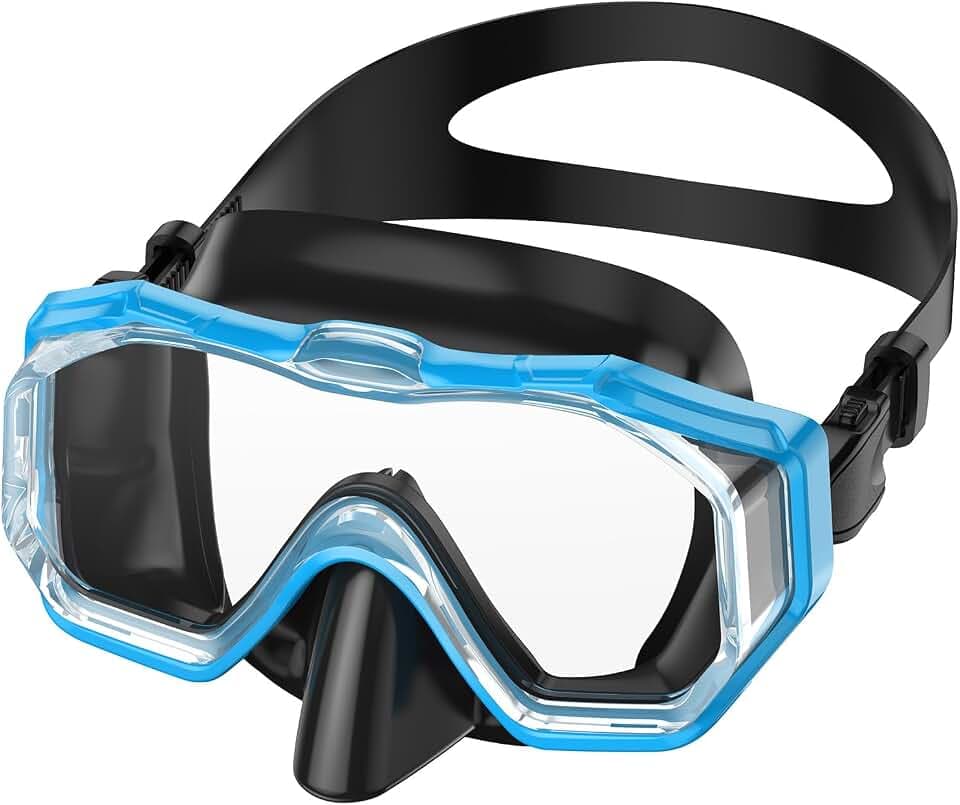 WSTOO Swim Goggles with Nose Cover for Ages 5-12, Youth, Adults, Unisex