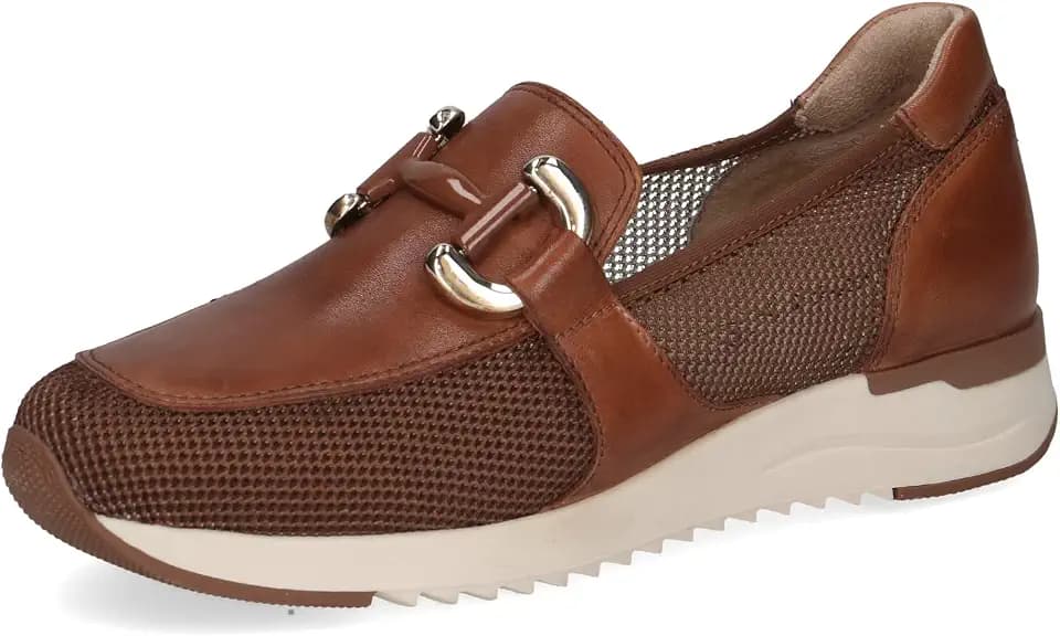 CAPRICE Slipper Materialmix Leder/Textil G-Weite