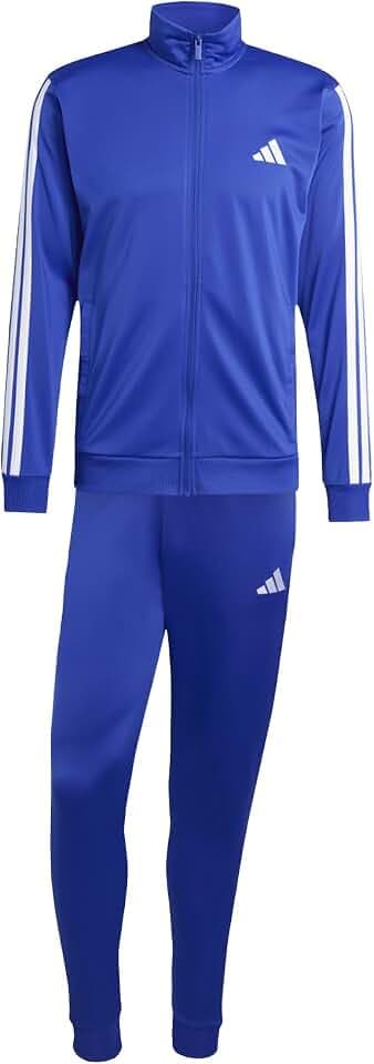 adidas Herren Sportswear Basic 3 Stripes Tricot Tracksuit