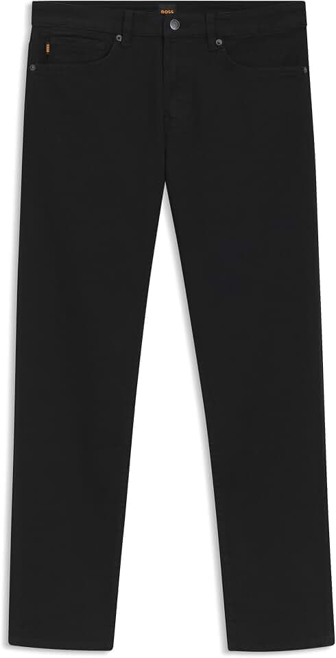 BOSS Herren Re.Maine BC-C Maine Regular-Fit Jeans aus bequemem Stretch-Denim in Stay-Black