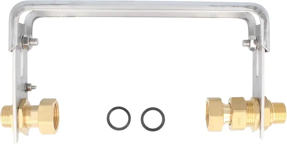 Wasserzählergarnitur mit Bügel für Zähler 190 mm Baulänge