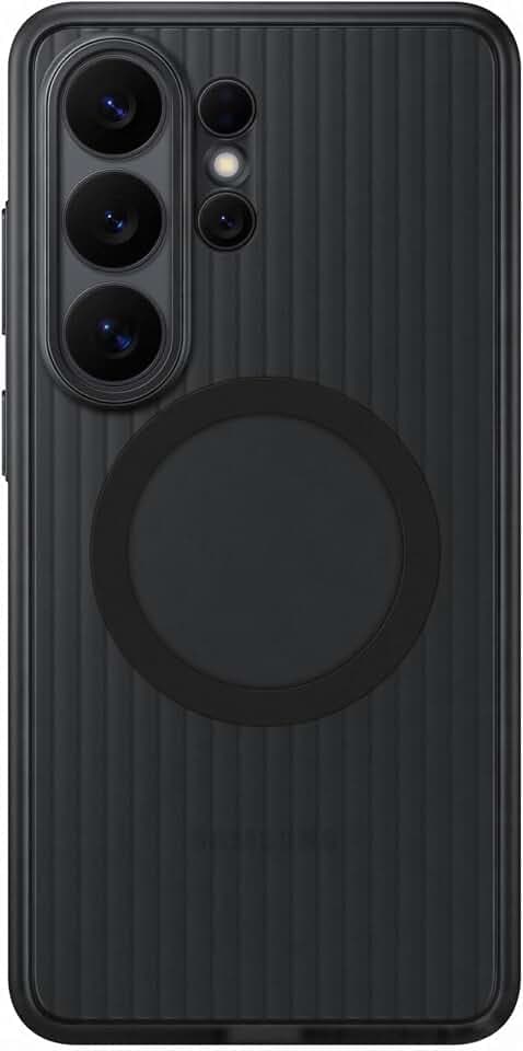 Samsung Rugged Magnet Smartphone Case EF-RS948 für das Galaxy S26 Ultra, Smartphone-Cover, Handy-Hülle mit Magnetring zur Anbringung von Zubehör, Schutz Case, robust, Black