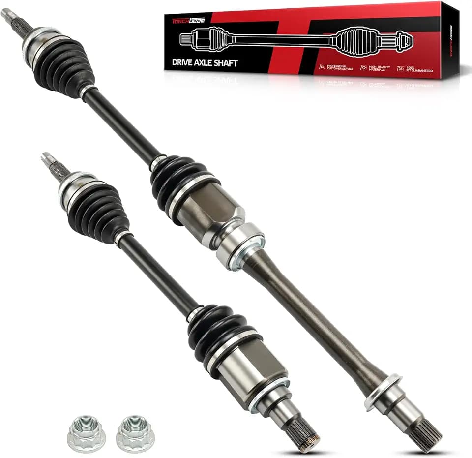 Torchbeam Front Driver & Passenger Side CV Axle Shaft for Camry, Highlander