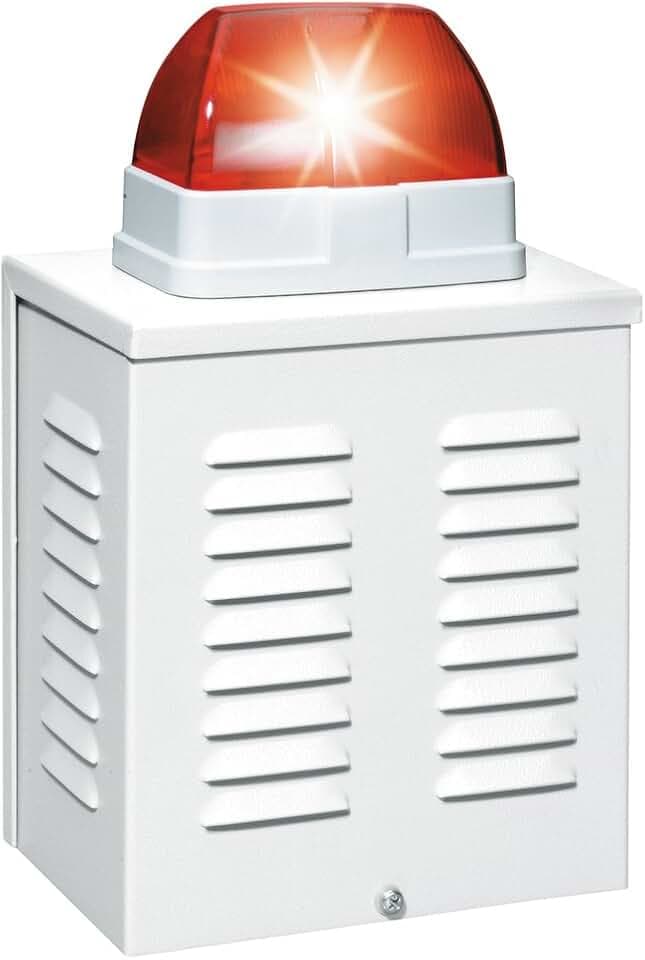 ABUS SG3210 Blitz-Attrappe Alarm Dummy | Täuschend echte Attrappe (Originalgehäuse einer echten Sirene)