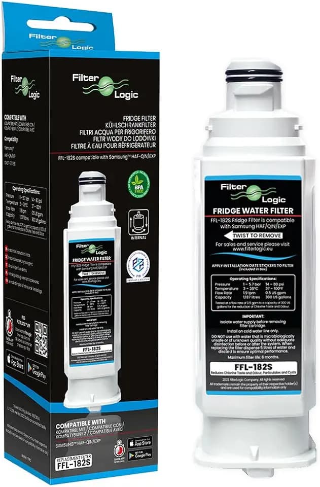 FilterLogic FFL-182S | 1x Wasserfilter für Samsung mit HAF-QIN/EXP, HAFQIN