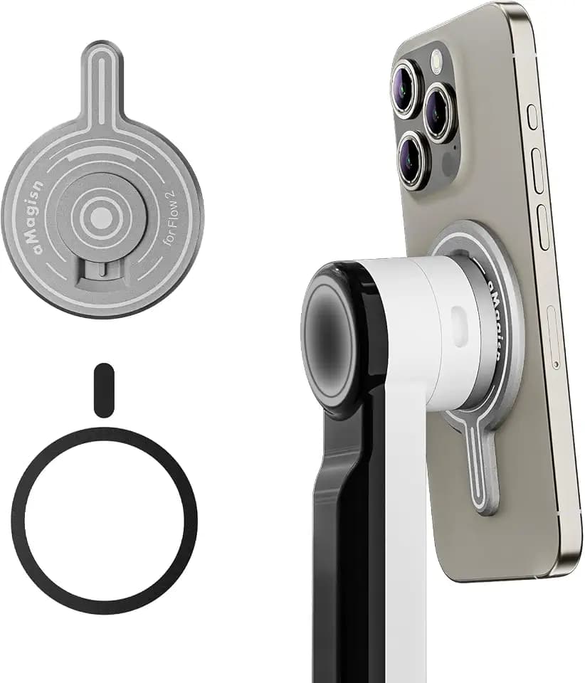 Magnetic Mount Adapter Accessories Compatible with Insta360 Flow 2 Pro Smartphone Gimbal Stabilizer (for Insta360 Flow 2 Pro)