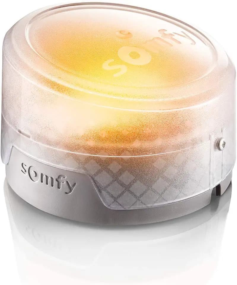 Somfy 2401584 - LED Lampe für Torantrieb oder Garage, Warnung beim Öffnen oder Schließen, Auswahl der Farbe Orange oder Weiß
