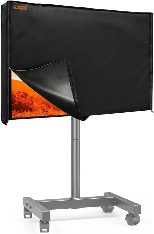 IC ICLOVER 30-32 inch Mobile TV Stand Cover, Floor Stand Outdoor TV Cover
