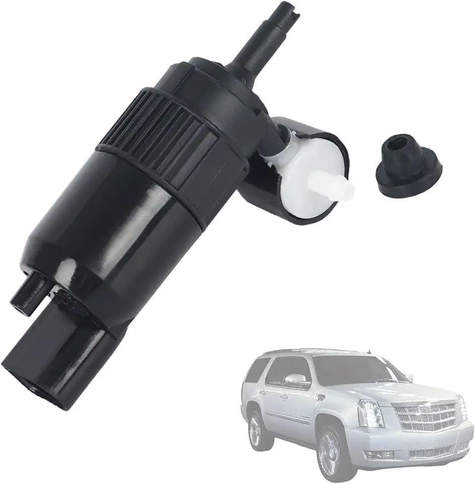 84801575 Front Windshield Washer Pump Replacement Compatible with Cadillac Escalade ESV, Suitable for Chevrolet Bolt EUV and EV Suburban Tahoe GMC Yukon XL, Direct Fit Windshield Cleaning Assembly