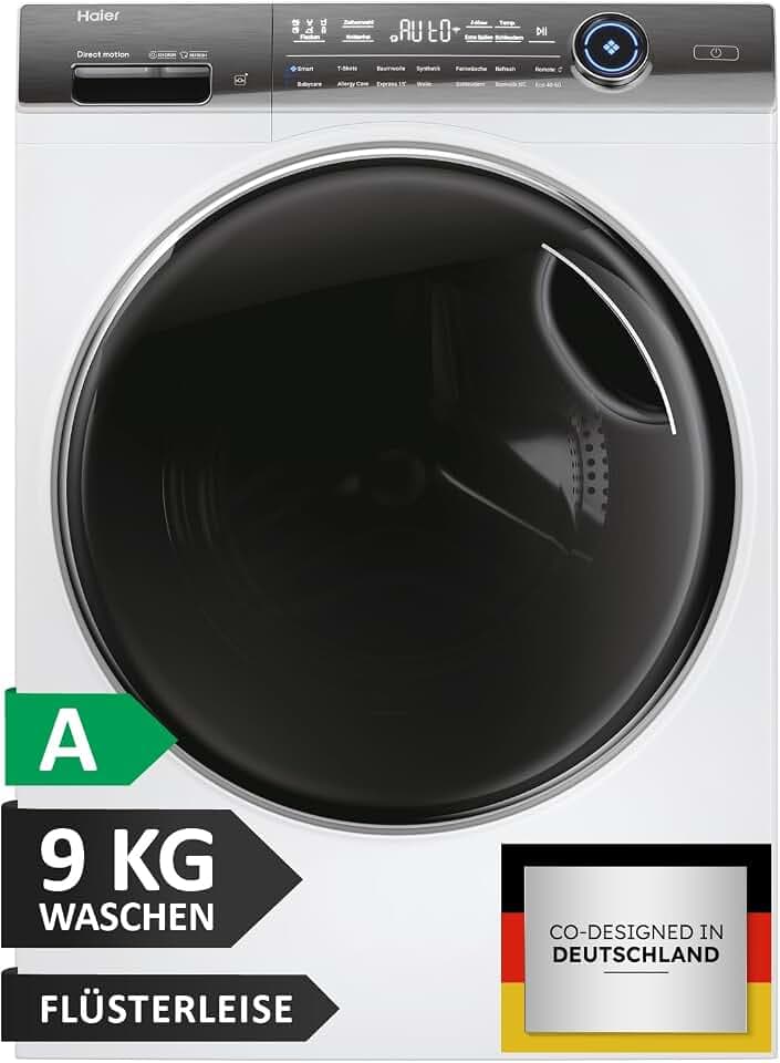 Haier Frontlader Waschmaschine 9kg I-PRO Serie 7 Plus HW90-BD14979EU1