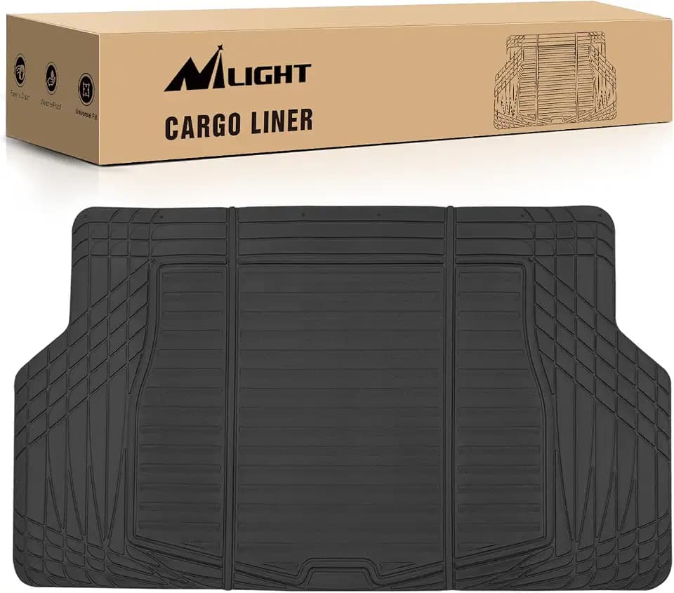 Nilight Rubber Cargo Mats for Cars Trucks SUVs
