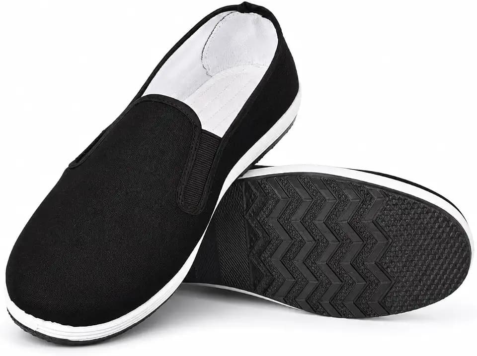 Tai Chi Shoes for Men & Women, Lightweight Canvas Kung Fu Training Sneakers