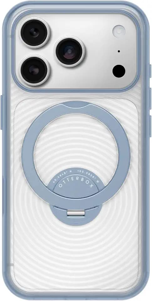OtterBox iPhone 18/17 Pro Symmetry Series Stand Case - Clear/Blue
