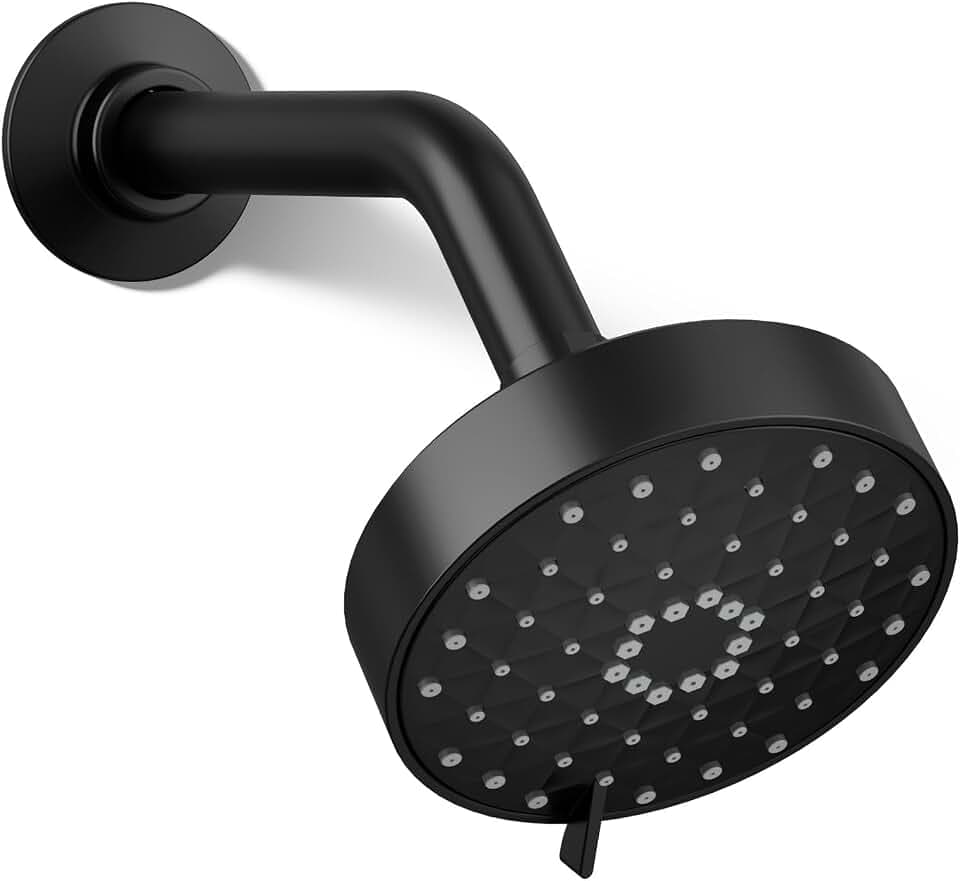 Kohler 72419-Y-BL Awaken® G110 Three-function showerhead, 2.5 gpm, Matte Black