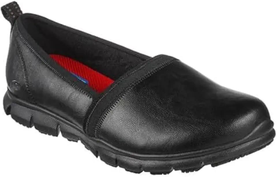 Skechers Womens Walking Loafer, True Black, 8