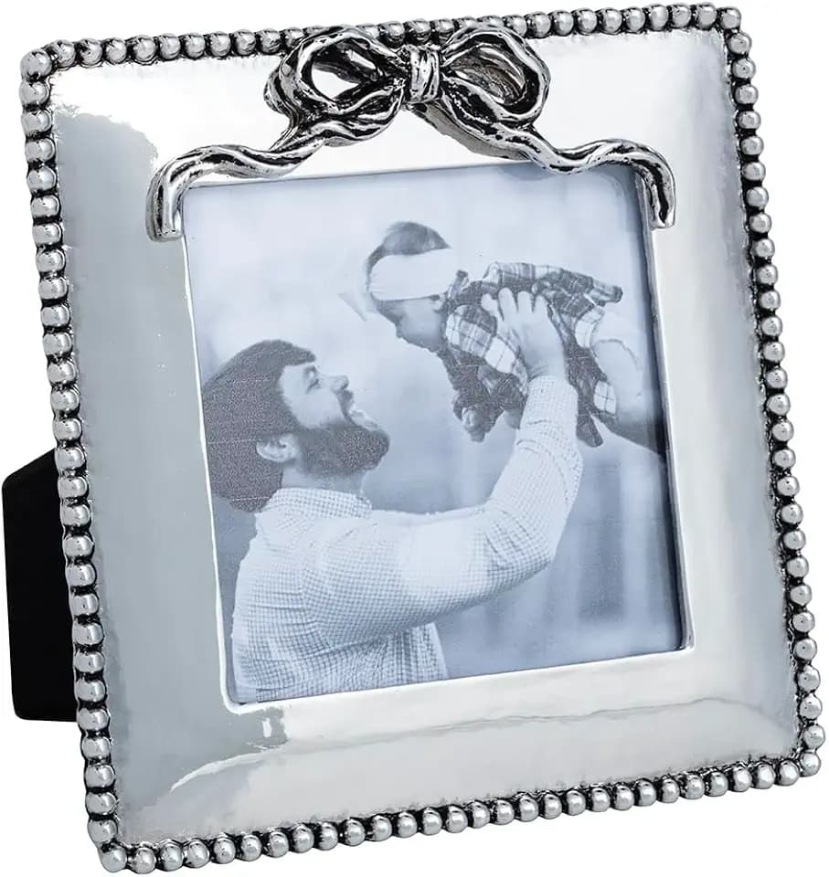 Mud Pie Metal Square Mini Bow Frame
