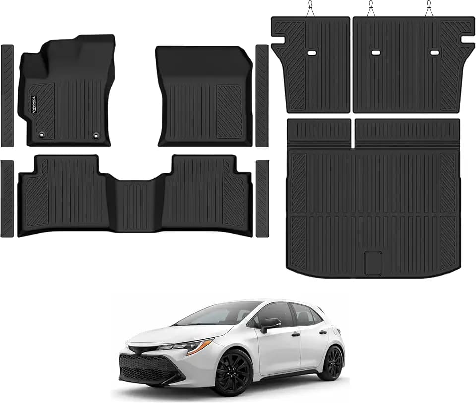 All Weather Floor Mat Set for 2020-2026 Toyota Corolla Hatchback