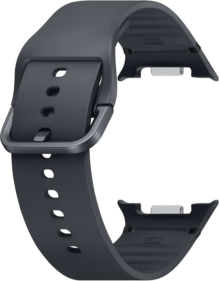 Samsung Sport Band (S/M) ET-SNL32 für die Galaxy Watch8 | Watch8 Classic, Uhrenarmband, Sport Armband, Original Zubehör, elastisch, langlebig, guter Sitz, Graphite