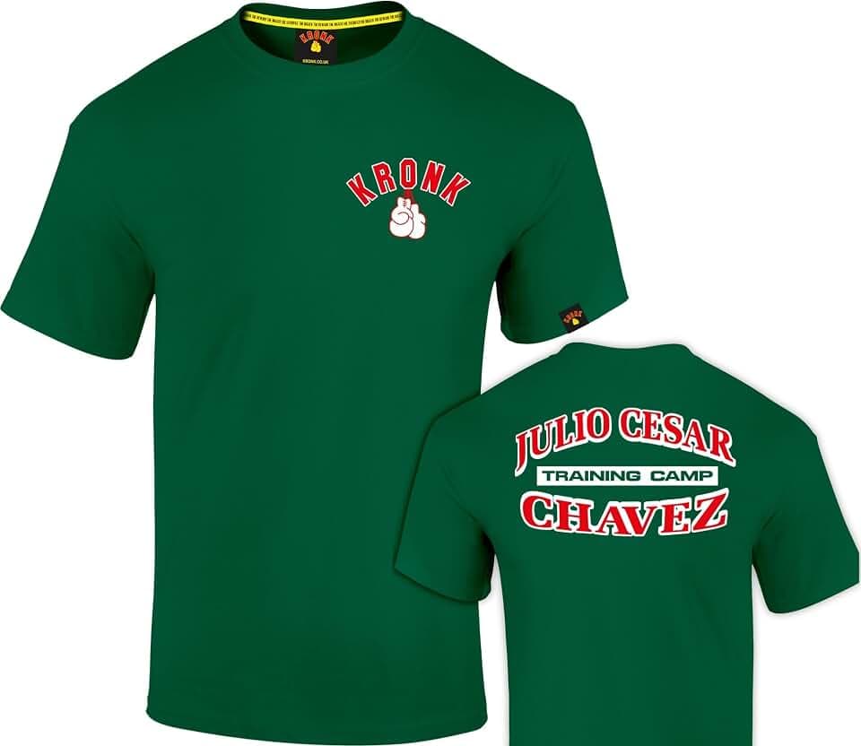 Kronk Julio Cesar Chavez Trainingslager T-Shirt Boxlegende Bekleidung Vintage Boxen Erinnerungsstücke Gym Shirt