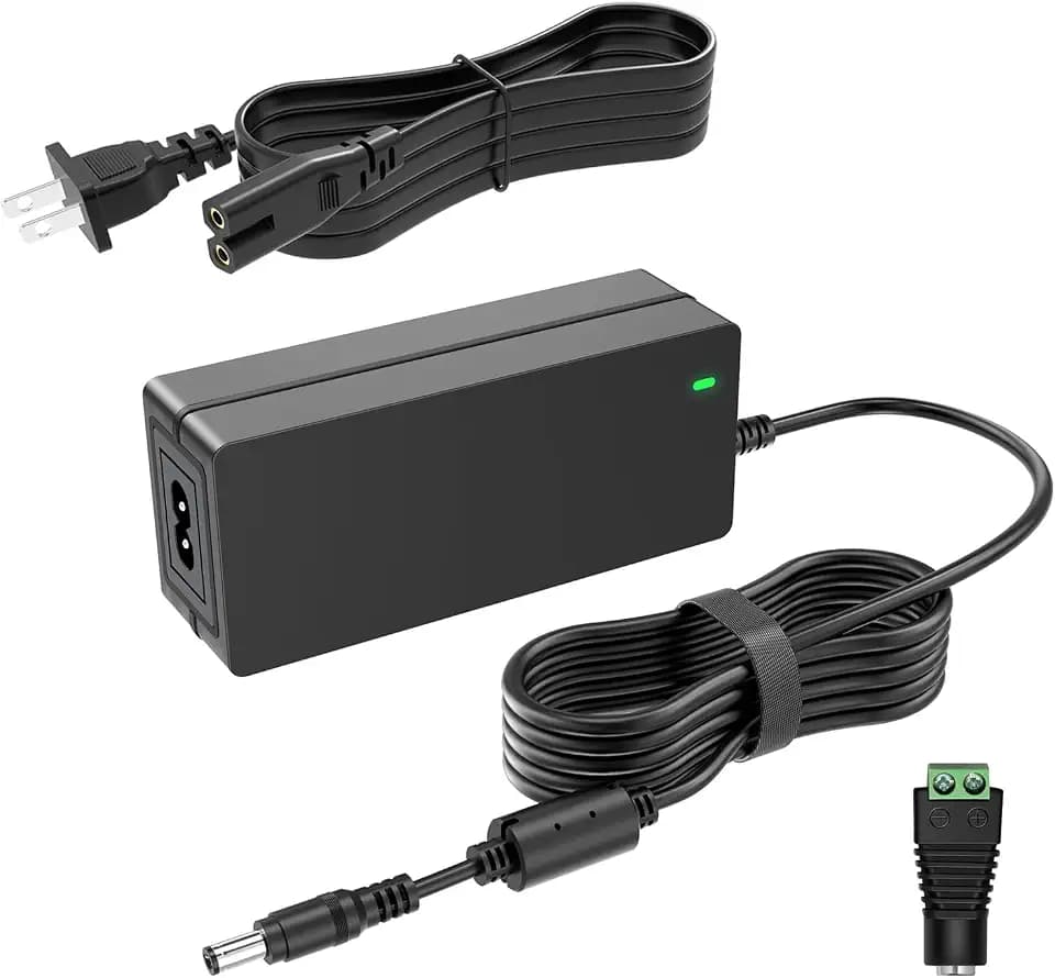 for Arcade1up Power Cord 12V 5A Power Supply with LED Terminal Connector