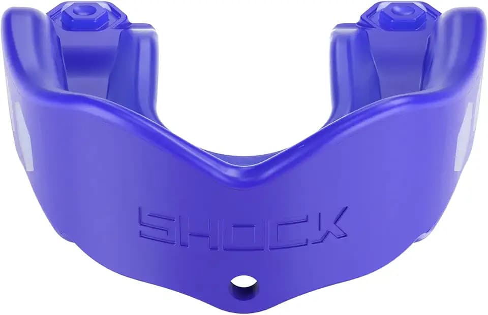 Shock Doctor Mouth Guard Sports, Hockey, Lacrosse, Baseball, Wrestling Moutguard, Gel Max Heavy Duty Protection & Custom Fit, Football Mouth Guard with Strap, Adult & Youth Mouthguard