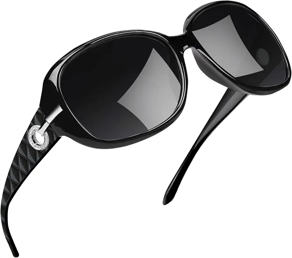 Joopin Oversized Rectangle Sunglasses UV400 Protection Shades for Women