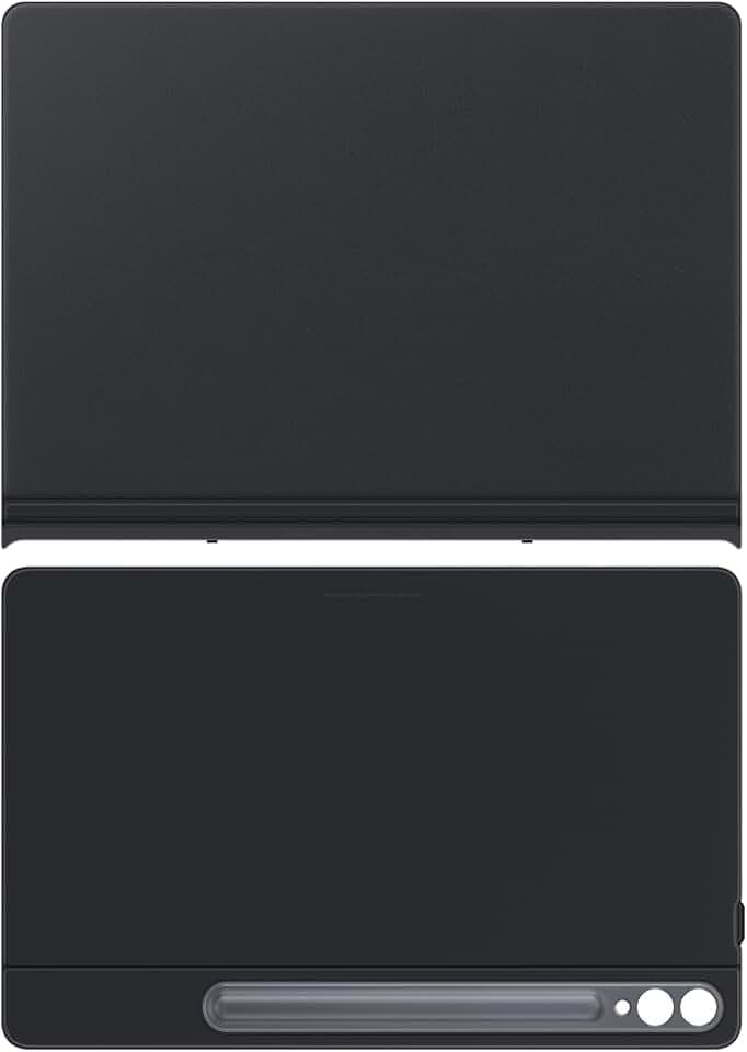 SAMSUNG Galaxy Tab S9+ Smart Book Cover, Tablet Protector Case, Querformat und Hochformat Viewing Stand, Magnetische Rückseite, Auto Screen On/Off, US Version, EF-BX810PBEGUJ, Schwarz