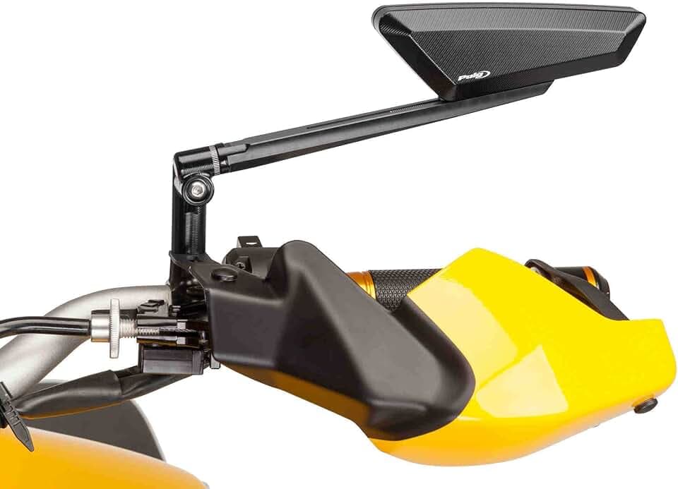 Puig 9884N Stangenspiegel optimierte Aerodynamik, Schwarz