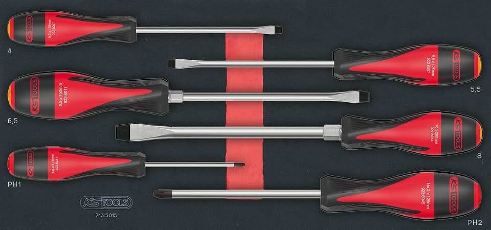 KS Tools 713.5015 Ultimate Modul-6 Schraubendreher Schlitz/Phillips