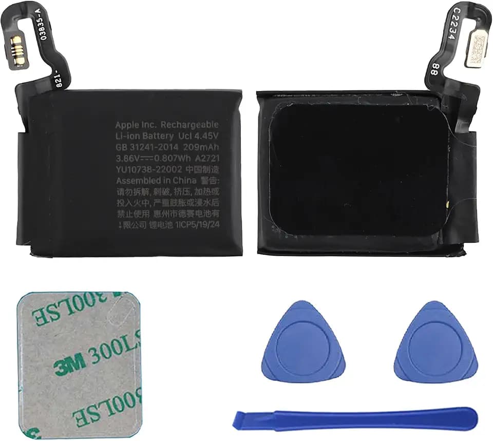 Duotipa 209mAh Neu Ersatzakku A2721 Kompatibel mit Apple Watch Series SE 2nd Gen 2022 40mm GPS Version A2722 akku mit Reparatur Tools Kit