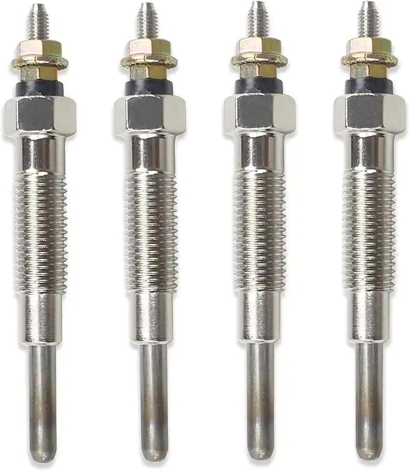 32A66-03102 Glow Plug 4PCS for Mitsubishi Engine S4S Forklift Excavators Skid Replace# 32A66-03101 32A66-03100